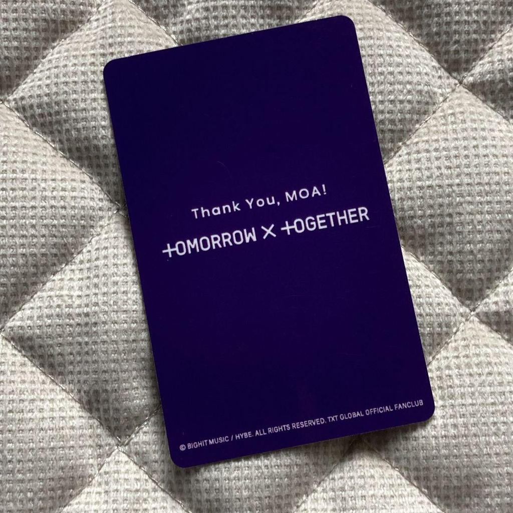 [USED] TXT Beomgyu 2024 MOA Survey Membership Trading Card