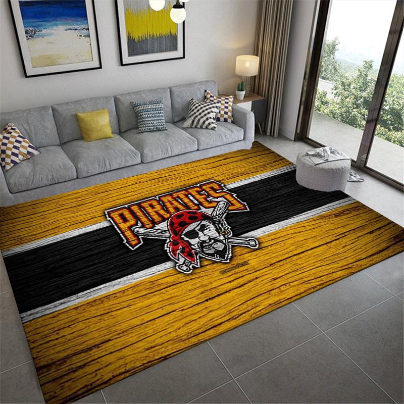 Pittsburgh Pirates Carpet Rug for Living Room Bedroom Home Sofa Decoration,Kids play Non-slip Floor Mat