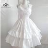 Summer Classical Elegant Suspender Dress Lolita Solid Kawaii Lolita Retro Soft Girl Tea Party JSK Suspender Dress