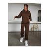 Women's Plain Oversize Three Thread Fleece Tracksuit