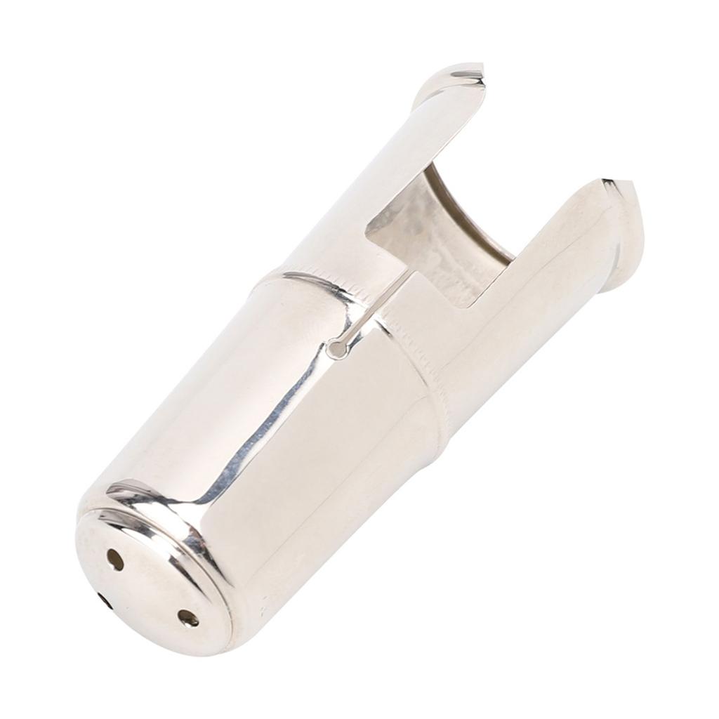 Flute Head Cap Protection Cover NickelPlated Mouthpiece Plug for Saxophone Clarinet BB High Tone Clarinet