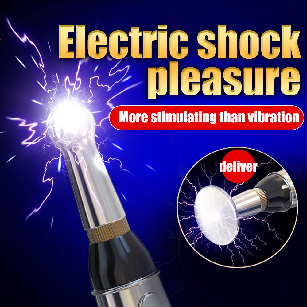 Electric Shock Stick Nipples Clitoris Penis Stimulation Adult Games Masturbation Stick Flirt Erotic Sex Toys For Women Men