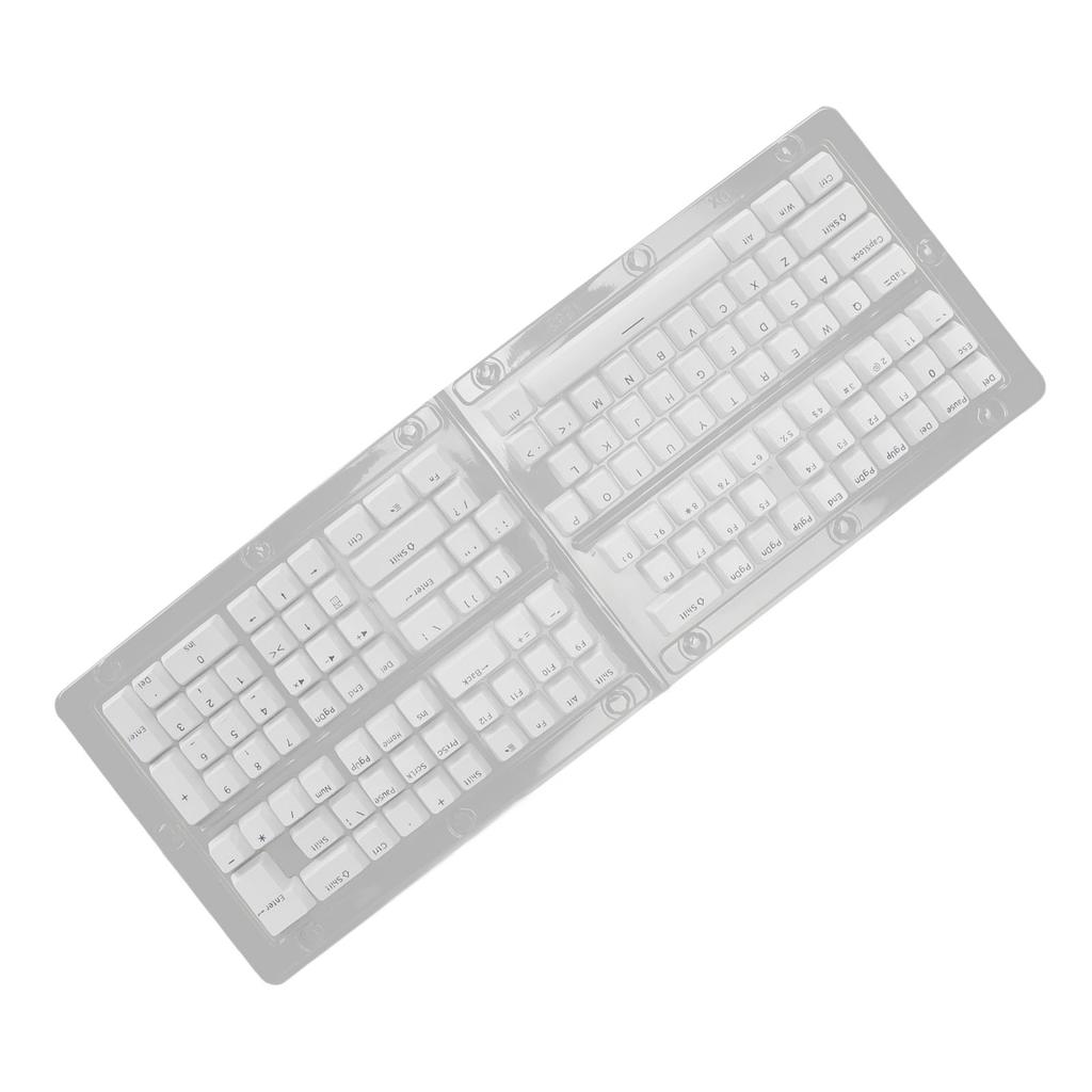 132 Key PBT Keyboard Keycaps OEM Height Secondary Injection Molding Combination Matte Keycaps for Mechanical Keyboard