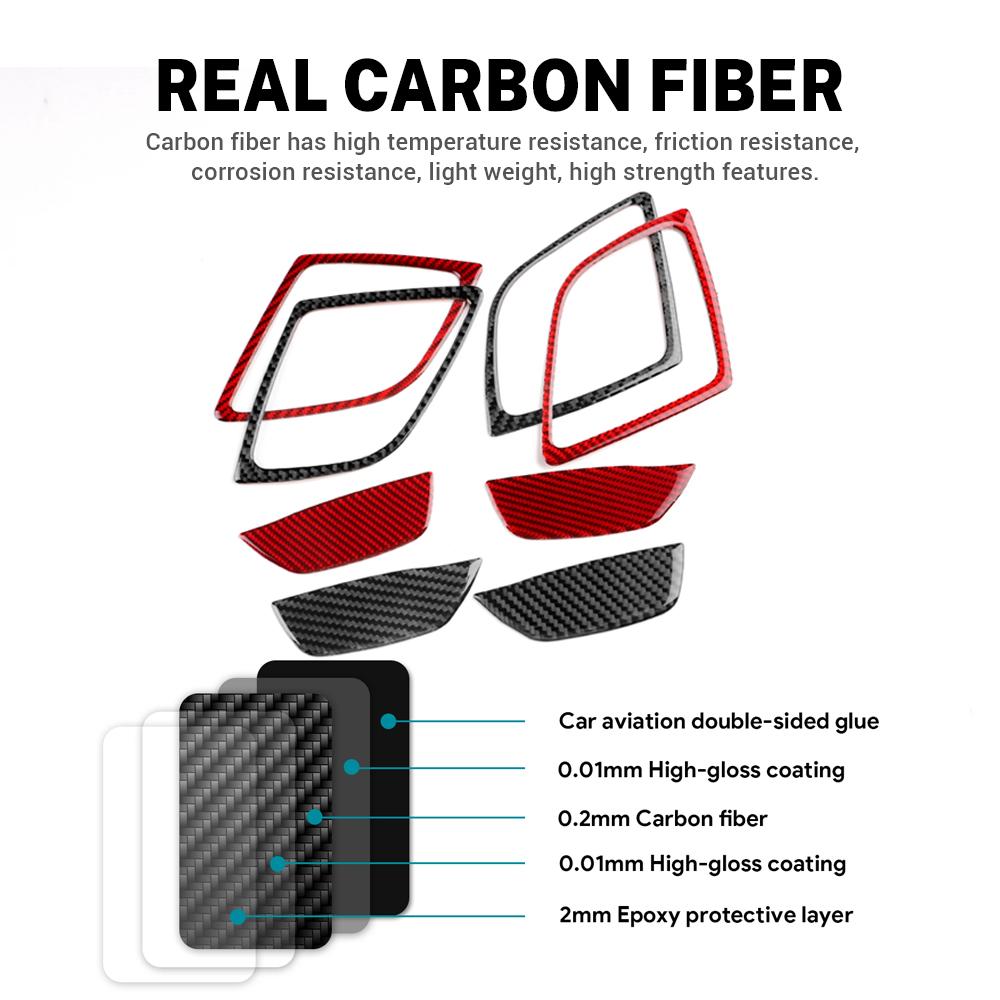 Настоящее углеволокно для Mazda 3 Axela 2014 2015 2016 2017 2018 LHD RHD Автомобиль Боковая накладка на центральную консоль Аксессуары Наклейка