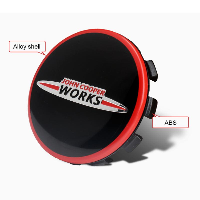 gjbmq10 4pcs Car Wheel Hub Center Caps 54mm 56mm For Rim Cover For MINI COOPER S JCW R55 R56 R57 R58 R59 R60 R61 F54 F55 F56 F57 F60