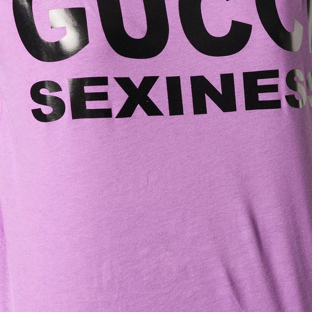 GUCCI SS23 T Shirt Women's Purple 623608-XJCLE-5103