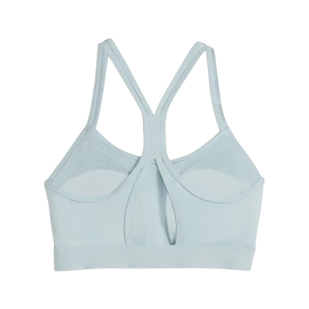 Puma 4keeps Ultrabare Strappy Bra Solid Color Training High Support Sports Bra Women Underwear Tropical-Lake-Blue 524866-22