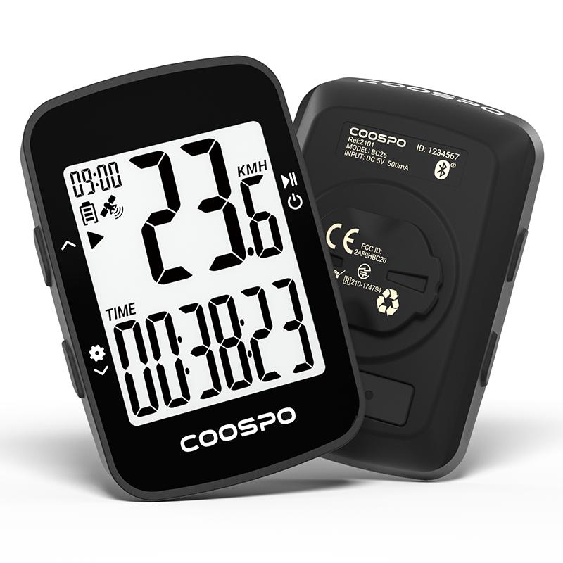 CooSpo BC26 Беспроводной велокомпьютер GPS Спидометр Одометр Bluetooth 5.0 Синхронизация с приложением Водонепроницаемый Дорожный велосипед MTB Велосипед