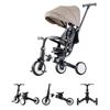 BTM Folding Tricycle Stroller with Push 7in1 Safety Tricycle 1 Year 2 Years 3 Years Ultra Swivel Adjustable Bicycle Riding For Easy To Birthday Gift