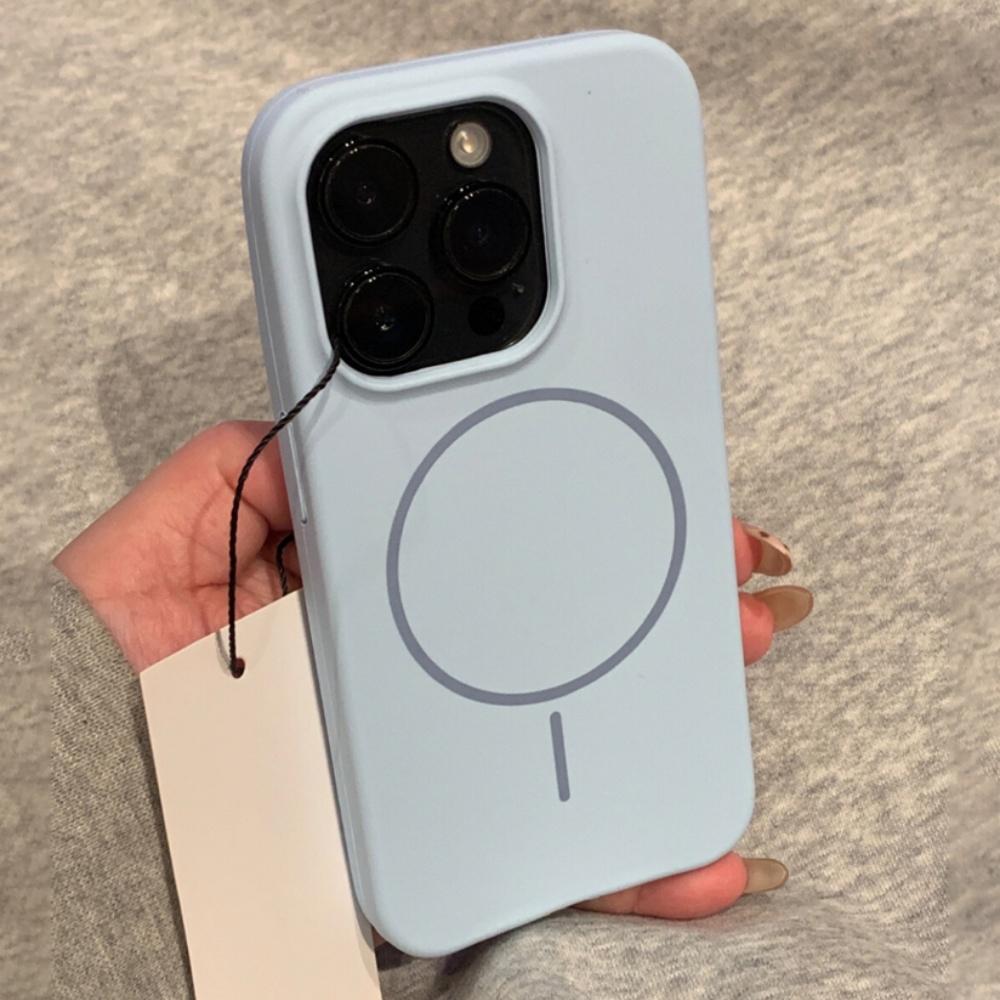 Высококачественный чехол из жидкого силикона Dopamine для IPhone 17 Air 16 15 14 Plus 13 12 Pro Max, с ощущением кожи, магнитный, для беспроводной зарядки, крышка