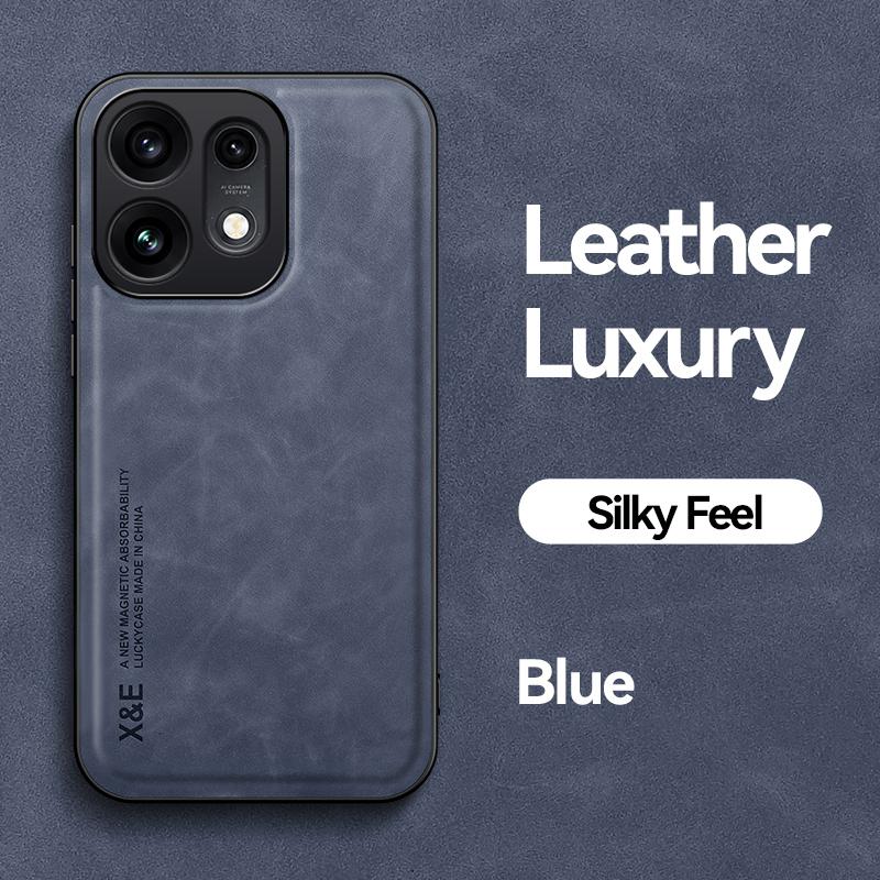 KEYSION Роскошный ретро чехол из ПУ кожи для OPPO Reno16 Pro 5G Силиконовый+ПК Ударопрочный чехол для телефона для OPPO Reno16 F 16 FS 5G