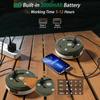 10-метровая портативная гирлянда для кемпинга, уличная гирлянда с USB-зарядкой, 2 в 1, водонепроницаемые фонари для палатки, для походов, двора, рождественского декора