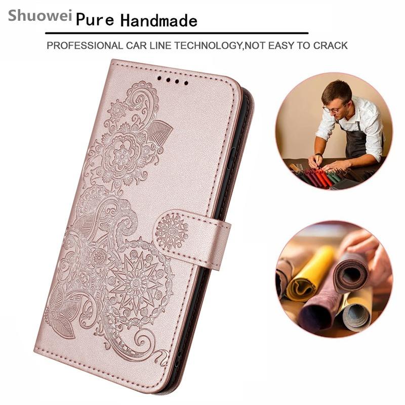 Для OPPO A15 A15S A16 A16E A16K A16S A35 2021 A52 A53S A54 A54S A55 A55S A56 A72 A74 A92 A93 2020 A95 F17 F19 Pro F19S 4G 5G Чехол-книжка