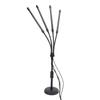 Светодиодная лампа для растений Grow Lights, 4 головки, красный, синий, желтый, полный спектр, с авто включением/выключением, на гибкой ножке, для комнатных растений