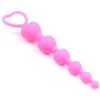 Heart Beads Soft Anal Plug Anus Toys Big Balls Silicone G-Spot Stimulating Butt Plugs Adult Sex Couple Sexy