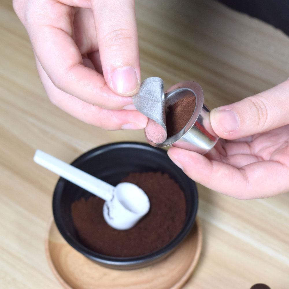 480 шт. сменная наклейка для заправки капсул Nespresso Coffee Capsule Flim из нержавеющей стали самоклеящаяся алюминиевая фольга крышка для заваривания