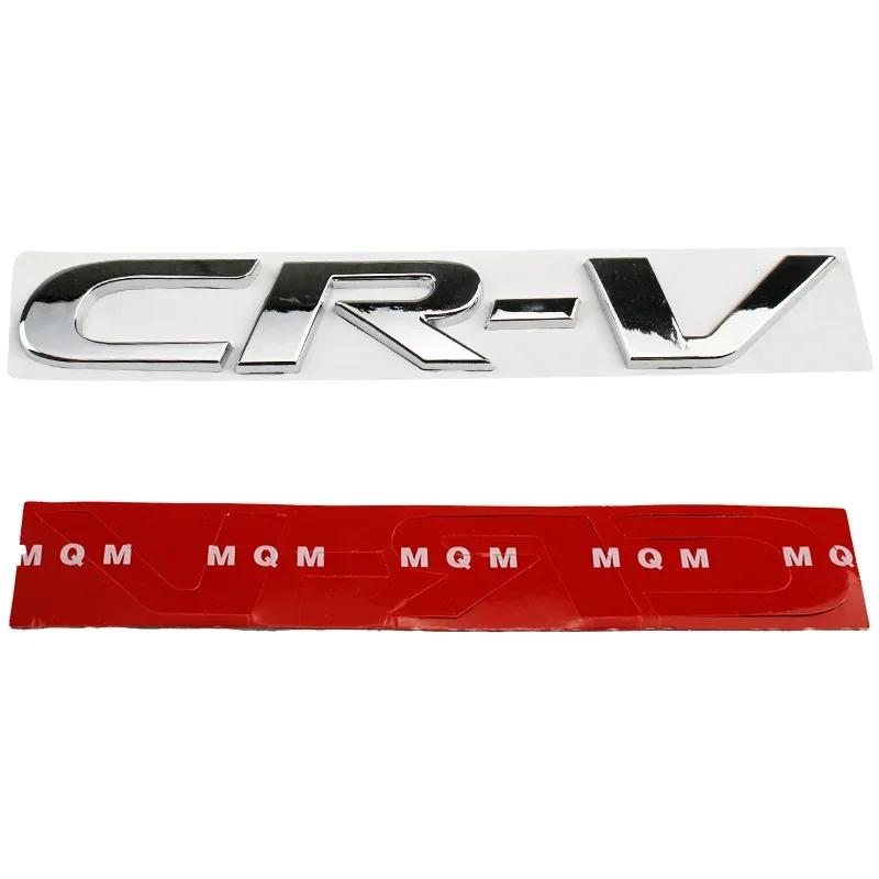 IQOH9 18.7cm Metal Car Stickers Side Fender Badge Styling for Honda CR-V Logo 2023 2017 2011 Rear Tailgate Emblem Decals Accessories