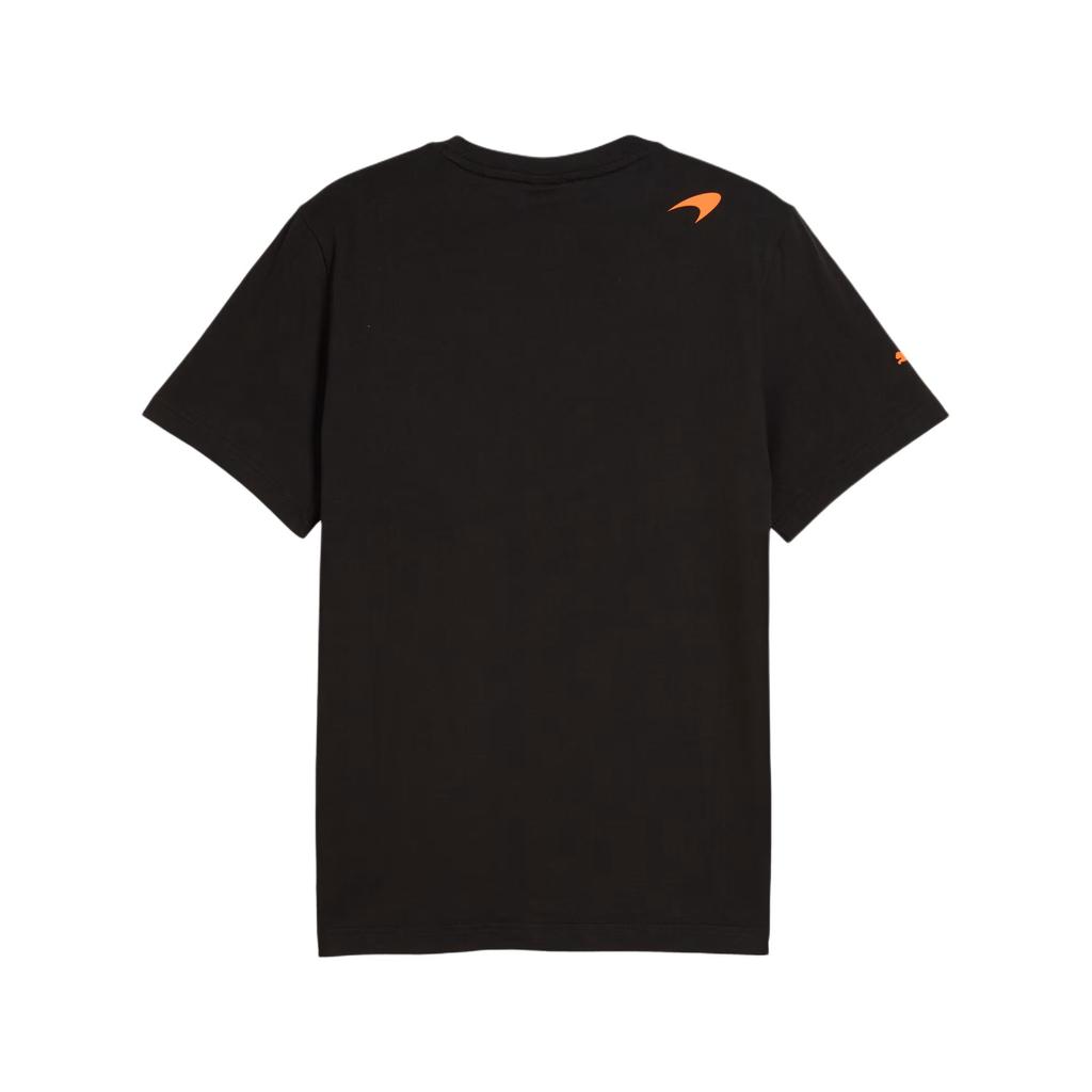 Puma X McLaren Piastri Команда Мягкий Круглый Вырез Свитшот Короткий Рукав Футболка Мужские Топы 637452-01