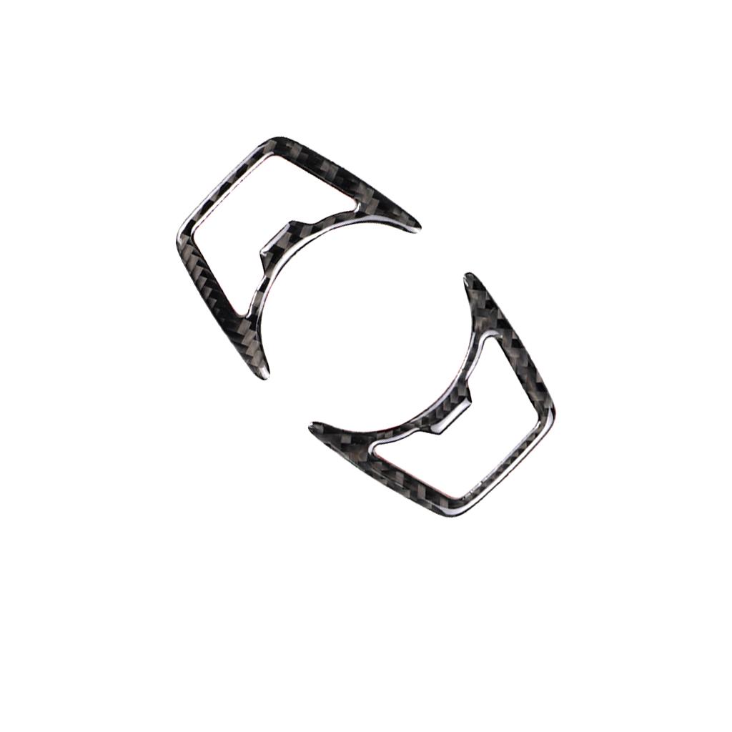 Для Ford Mustang 2015 2016 2017 2 шт. углеродное волокно салона автомобиля кнопка переключения фар декоративная наклейка