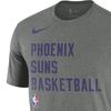 Nike Phoenix Suns Logo Print Crew Neck T-Shirt Men Tops Grey FJ0186-063