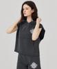 KITTY POTTERY Sleeveless Hooded Sweatshirt Cool Grey