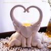 Пара Слонов Подсвечник День Святого Валентина Украшение На Колонну Канделябры Ресторан Подсвечник Свадьба