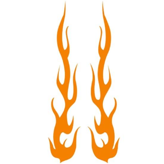 Универсальный DIY Пламя Виниловая Наклейка Наклейка Водонепроницаемая Для Автомобиля Мотоцикла Бензобак Водонепроницаемый Мотоцикл Пламя Наклейка Комплект Наклеек