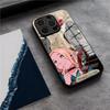 Аниме D-Dungeon Meshi Чехол для телефона Для iPhone 17 Pro Max 15 Pro 16 14 Plus 12 13 Mini 11 Pro Ударопрочный Стеклянный Чехол