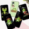 Black Tpu Case For Xiaomi POCO M4 X4 C40 Pro 4G 5G X3 NFC 5G F3 F4 GT Kawaii Frog Mushroom
