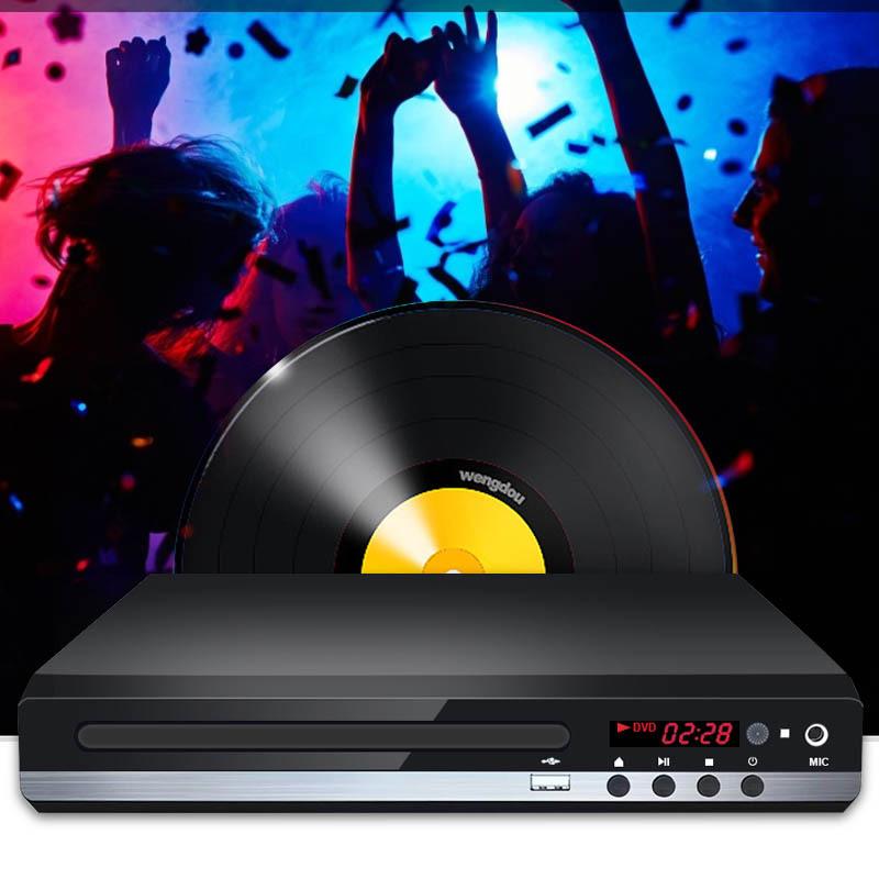 Callaa Новый HD DVD 229 Видеоплеер Домашний DVD-плеер Мультимедиа Цифровое ТВ USB DVD-видео/DVD+CD Аудио/VCD/SVCD JEPG/MP3/WMA/Дисковая система домашнего кинотеатра