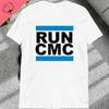 Винтажные Мужские Футболки с Принтом Hip Hop Rock Музыки Run Dmc, Короткий Рукав, Уличная Одежда, Свободные Женские Футболки, Повседневные Модные Футболки