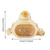 with Straw Cute Duck Bottle Carried with Straps Large-Capacity Big Belly Cup  Running