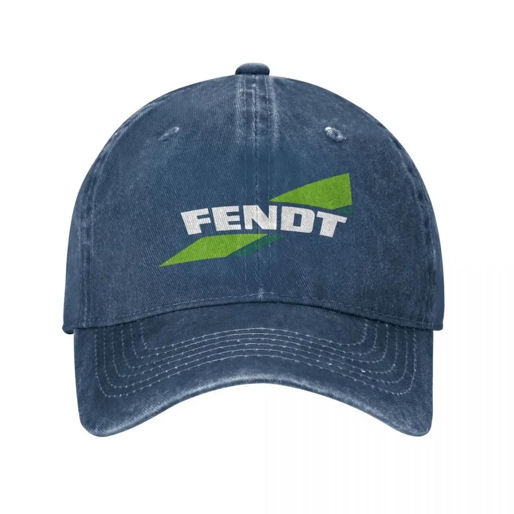 Кепки Бейсболки Мужские Женские Трактор Fendt Сельское Хозяйство Сельское Хозяйство Потертые Джинсовые Кепки Кепка Винтажная Кепка для Активного Отдыха