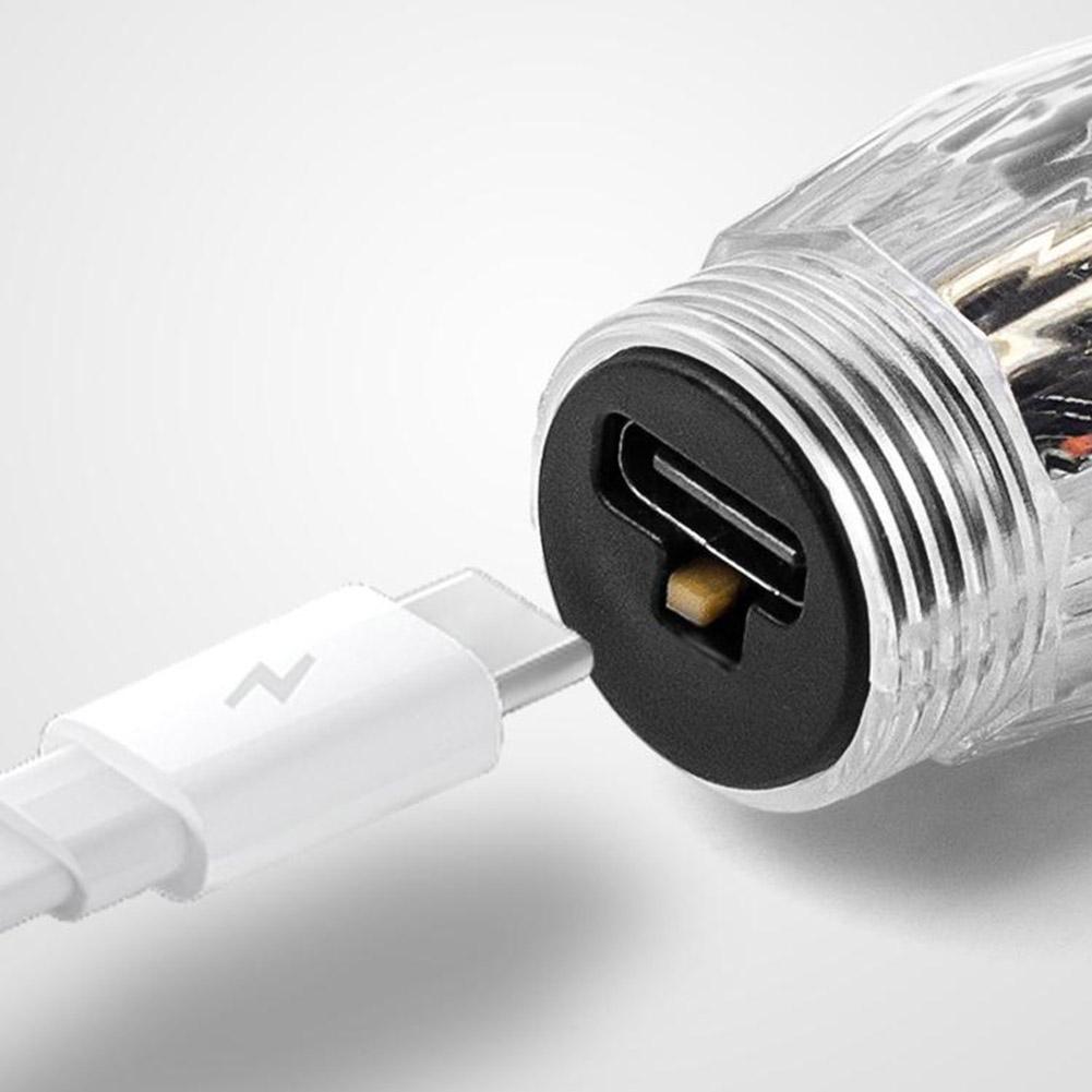 USB Rechargeable LED Light for Tire Valves Waterproof Design Colorful Flashing Vibration Sensor for Cars and Motorcycles