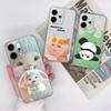 For Oppo Reno14 Pro Realme C71 C75 C75x Ultra Thin Clear Phone Case Cute Panda Pattern Dustproof Protection Soft Transparent Back Cover For Oppo Shell