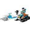 Игрушка LEGO City Снегоход Арктического Исследователя, отличный подарок на день рождения, Рождество и другие развивающие игрушки для мальчиков и девочек от 5, 6, 7 и 8 лет. Pe