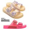 Мини сандалии-шлепанцы MeliSSa с прозрачным носком, удобные шлепанцы для молодежи MSyce2tScS12 S