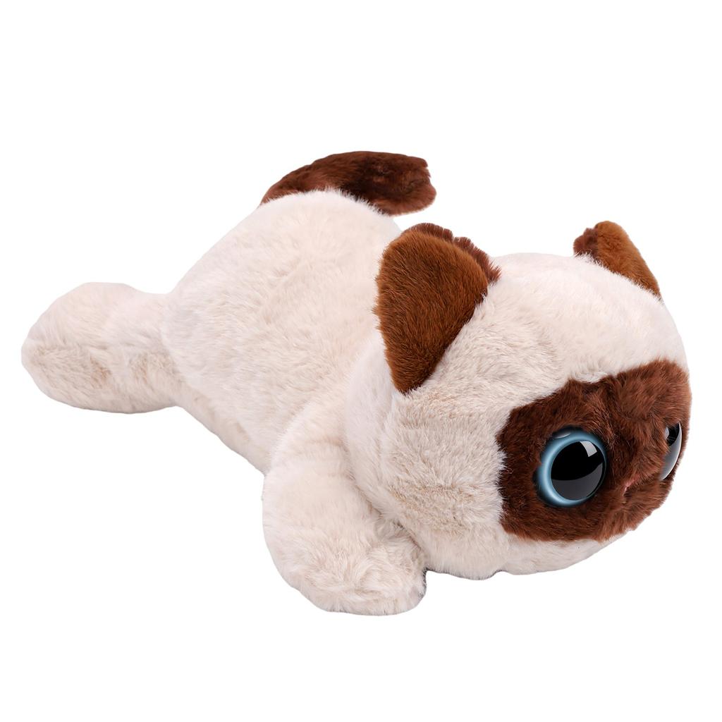 Siamese Cat Plush Toy Soft Lifelike Washable Cute Stuffed Animals Siamese Cat for Kids Adults Birthday Gift