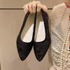 Spring Women's Clothing Brand  New Style Pointed Flat Shoes Comfortable Slip-On Casual Outdoor Women's Single Shoes