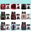 Deadpool 3pcs Student School Bag Backpack Lunch Bags Pencil Case Kids Gifts