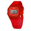 Authorized Ice Watch Authorized Dealer: ICE Digit Retro Watch, Men's and Women's, 022885, Red Passion Clear, Small, 32mm