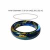 Colorful Smudge Chunky Bracelet Unique Night Glow Effect Bangle  Women Jewelry