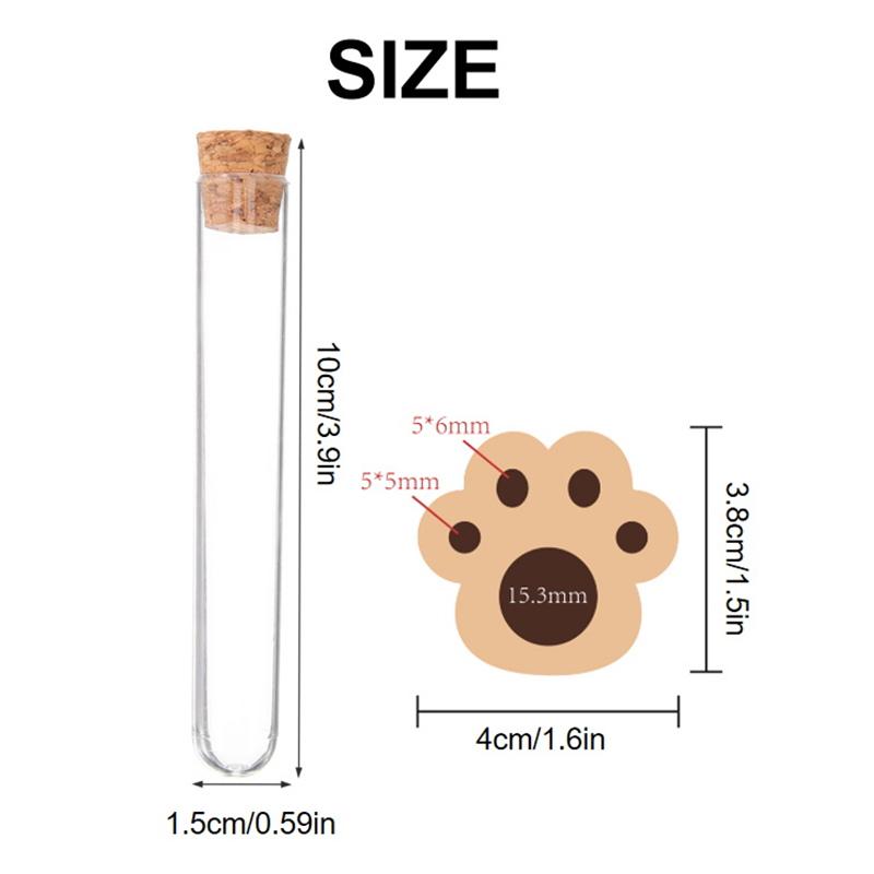 Cat Whisker Jar Mini Glass Vase For Whiskers Cat Whisker Holder Elegant Memorial Gift For Pet Lovers