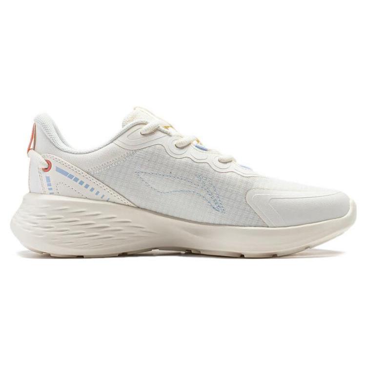 Li Ning Дышащие Низкие Беговые Кроссовки Женские Кремовый ARST048-3