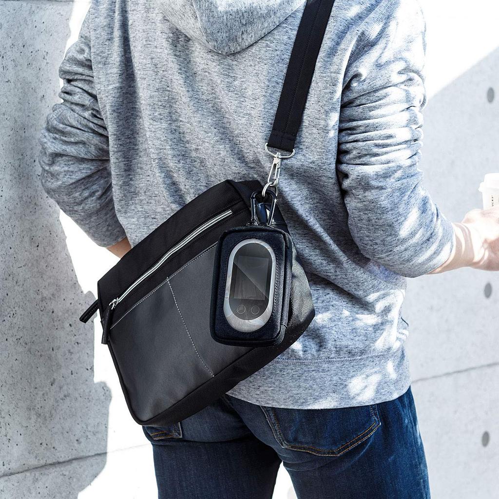 SANWA SUPPLY POCKETALK W Series Compatible Pouch, Black, PDA-POKE1BK