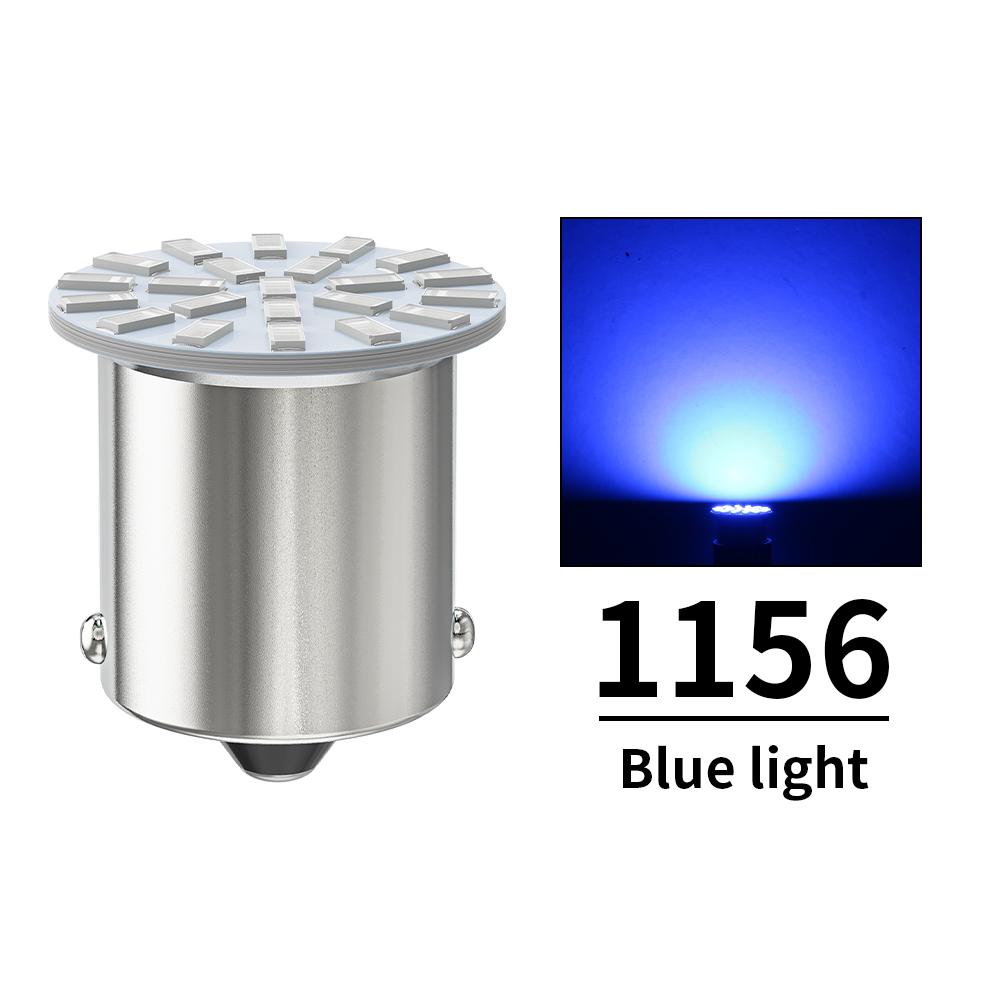 10X Светодиодные лампы 1156 BA15S P21W 3014SMD 1157 BAY15D P21/5W Лампа указателя поворота ДХО Дневной ходовой огонь Красный Синий Белый для грузовика 24В