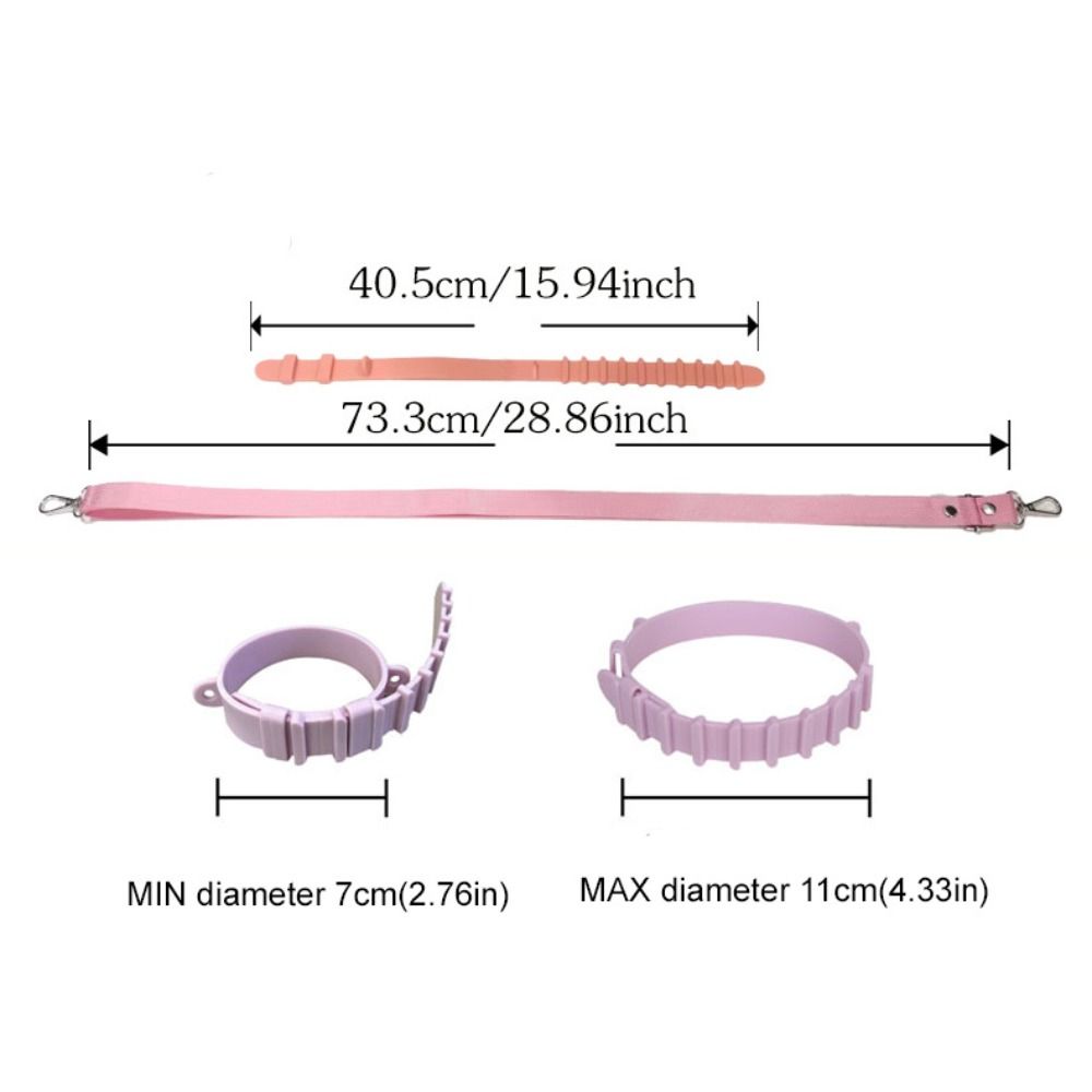 Силиконовое кольцо-ручка для переноски бутылки с водой со съемным регулируемым плечевым ремнем, универсальный держатель для бутылки с водой «свободные руки»