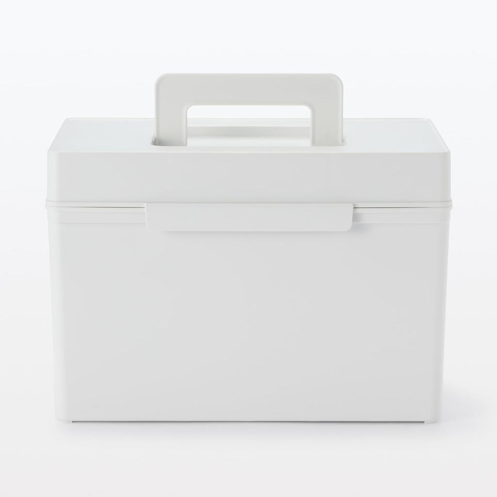 MUJI Полипропиленовый Аптечный Ящик Бело-серый KG0WYA4S
