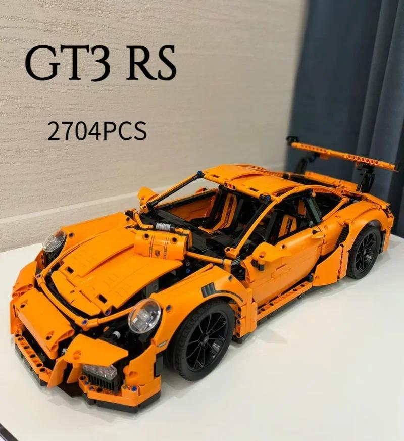 Нетоксичный Горячий 2700+ шт. Техническая Суперспортивная Машина GT3 Модель Совместимый 42056 Строительные Блоки Дети Собирают Кирпич Образовательная Игрушка Подарки