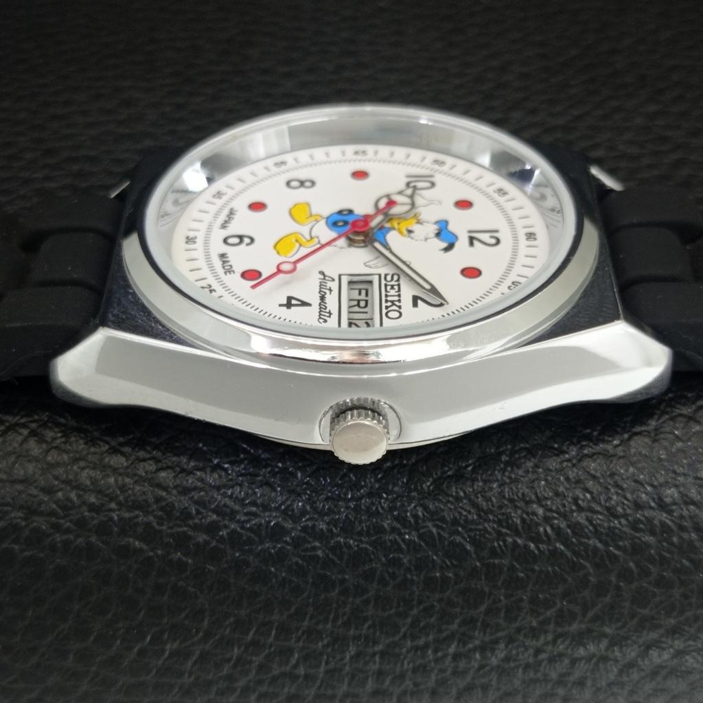 ОТРЕСТАВРИРОВАННЫЕ МУЖСКИЕ ЯПОНСКИЕ АВТОМАТИЧЕСКИЕ ЧАСЫ SEIKO 6309A ВИНТАЖНЫЕ БЕЛЫЙ ЦИФЕРБЛАТ a443030-1